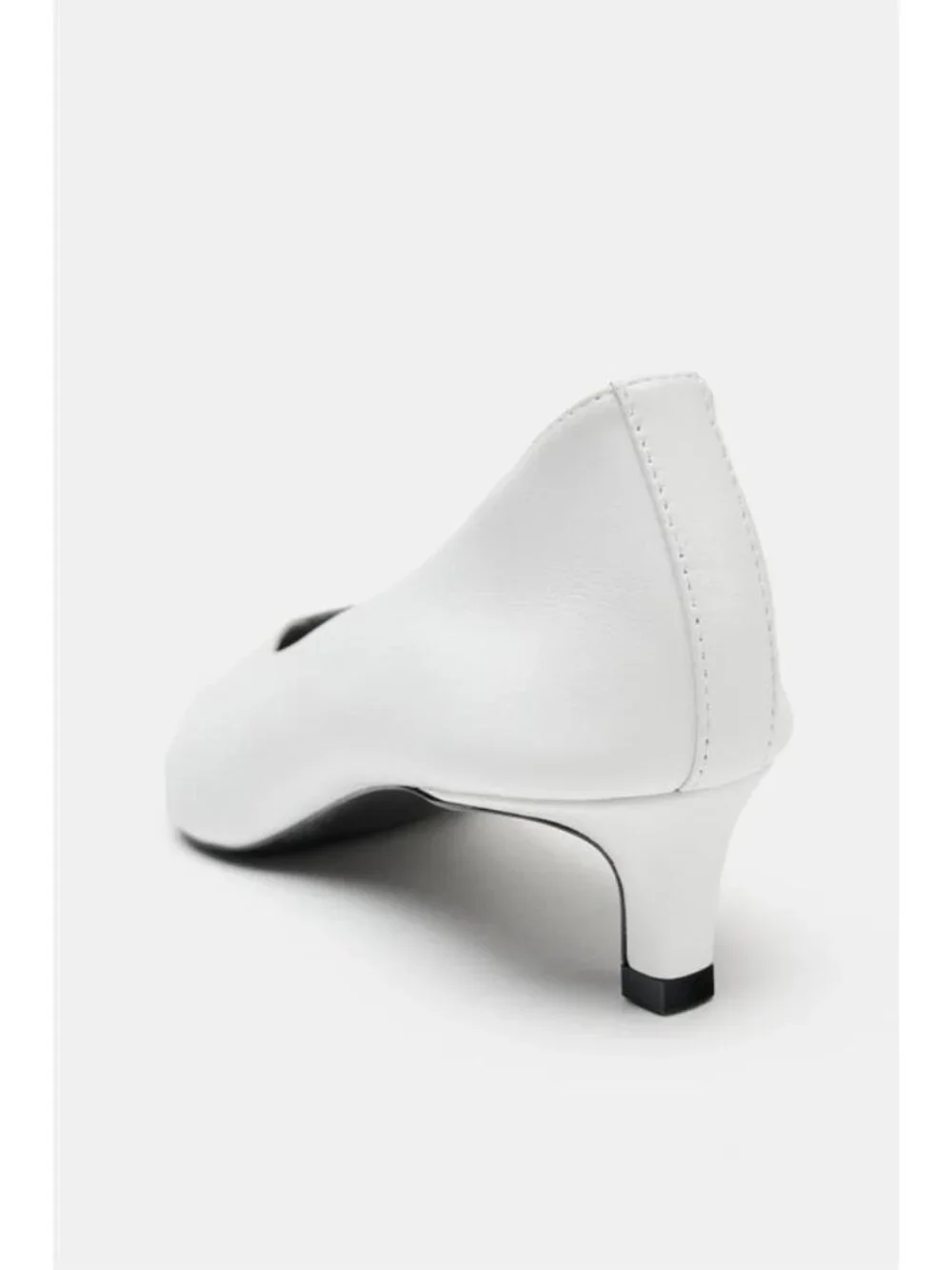 ZARA POINTED LEATHER KITTEN HEEL SHOES 3206/810/850